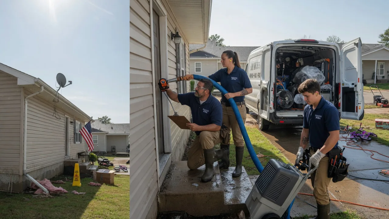 Ceiling Water Damage Restoration in Gotebo, OK near me